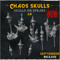 Chaos Sculls Sculls On Spears